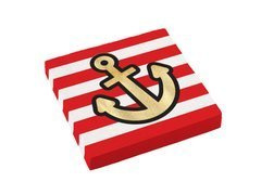 Șervețele pentru ziua de naștere Pirate Map - 33 cm - 16 buc.