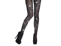 Colanți Cobweb - 1 pereche