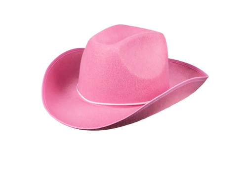 Pălărie de cowboy roz - 1 buc.