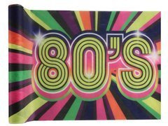 Decorațiuni de masă 80's 80's față de masă - 30 cm x 3 m - 1 buc.