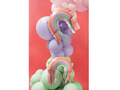 Balon folie Pastel Rainbow - 38x41 cm - 3 buc.