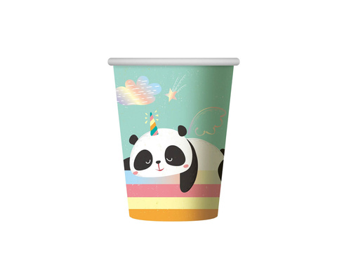 Cupe aniversare Dreaming Panda - 266 ml - 6 buc.