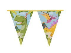 Dino Party steag banner - 600 cm - 1 buc.