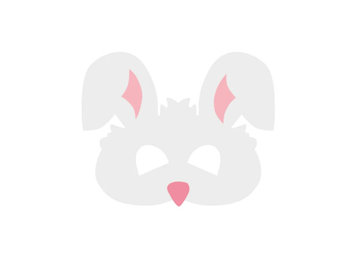 Mască din fetru Iepuraș - 1 buc.