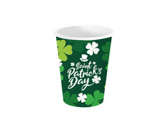 Pahare de Ziua Sfântului Patrick - 240 ml - 6 buc.