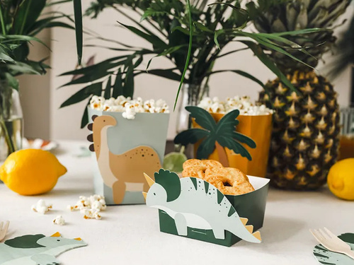 Cutii de popcorn Dinozauri - 6 buc.