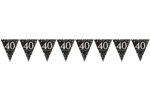 Steag banner pentru patruzeci - 400 cm - 1 buc.