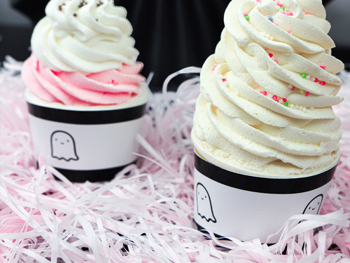 Cupcake cupcakes Merry Ghost - 6 buc.