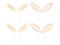 Benzi pentru urechi de iepuraș - 4 buc.