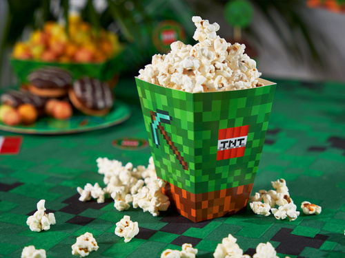 Cutii de popcorn Pixels - 6 buc.