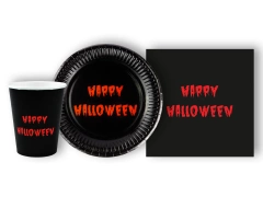 Set de hârtie pentru Halloween sângeros - 44 buc.