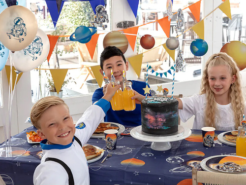 Față de masă aniversară Cosmos - 120 x 180 cm - 1 buc.