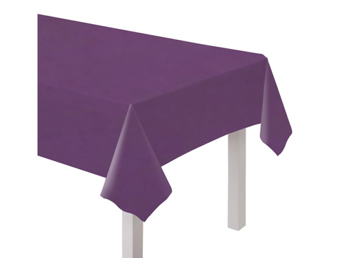 Față de masă din hârtie mov - 137 x 274 cm - 1 buc.