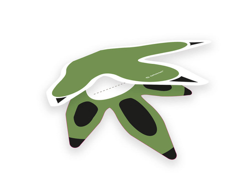 Carduri de masă dinozauri - 8,5 x 9,8 cm - 8 buc.