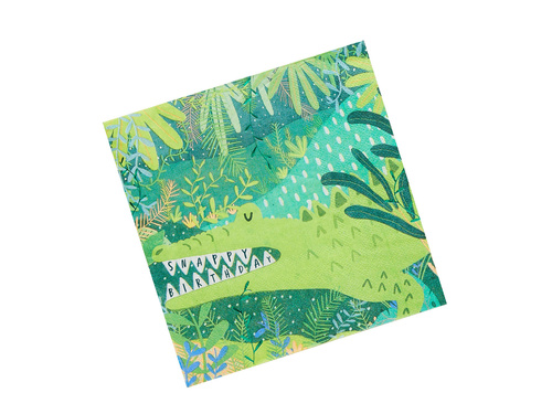 Șervețele crocodil - 33 cm - 16 buc.