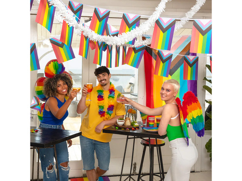 Colier Hawaiian multicolor -100 cm - 1 buc.