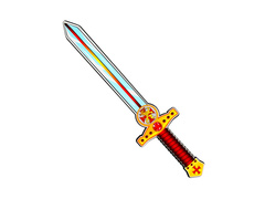 Spadă cruciată din spumă - 52 cm