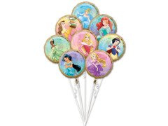 Buchet de baloane din folie Princess - 1 kpl.