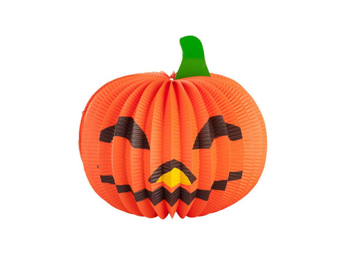 Halloween dovleac rozetă decor - 25 cm - 1 buc.