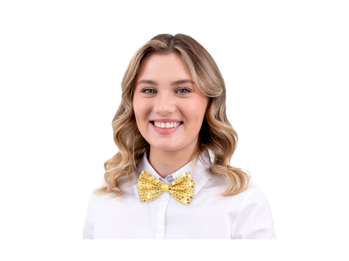 Muscă cu paiete aurii - 7 x 12 cm - 1 buc.