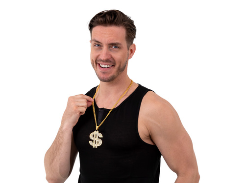 Colier Dollar cu zirconii - 1 buc.