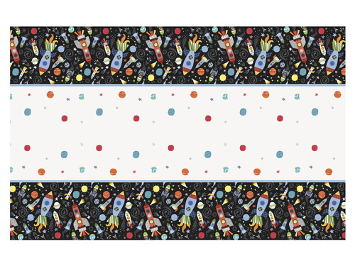 Față de masă aniversară Cosmos - 137 x 213 cm - 1 buc.