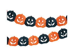 Ghirlandă dovleac Halloween - 300 cm - 1 buc.