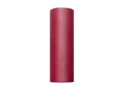 Maroon tul simplu - 15 cm x 9 metri - 1 buc.