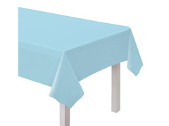 Față de masă din hârtie albastră - 137 x 274 cm - 1 buc.