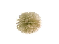 Decorațiuni florale suspendate pom pom - auriu - 35 cm - 1 buc.