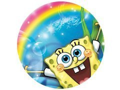 Plăcuță decorativă pentru tort Spongebob - 20 cm