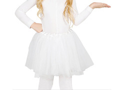 Fusta tutu pentru fete - alb