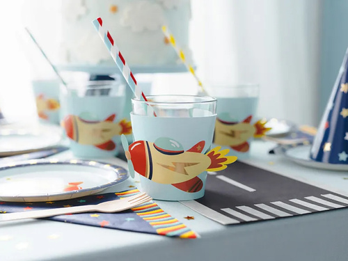 Capace pentru pahare de avion - 6 buc.