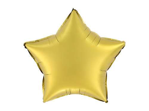Balon cu stea aurie - 45 cm - 1 buc.