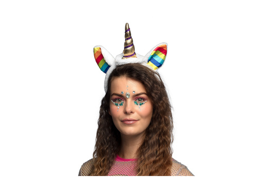 Bentiță unicorn curcubeu