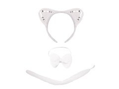 Set pisicuță albă - 1 kpl.