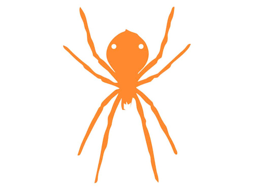 Păianjen de hârtie Halloween 13-15 cm - 1 buc.