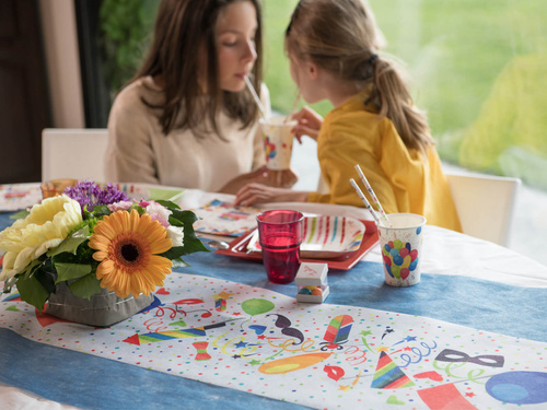 Bandă strălucitoare pentru ziua de naștere - 28 cm x 3 m - 1 buc.