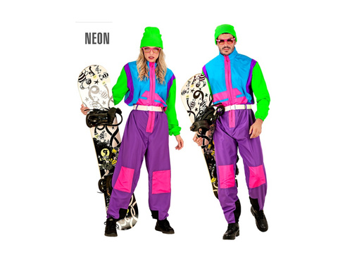 Neon Purple-Aquamarine-Green Outfit - Jumpsuit