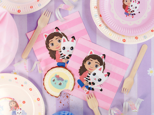 Șervețele aniversare Gabi's Cat House - 33 cm - 20 buc.