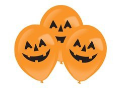 Baloane dovleac LED - 28 cm - 4 buc.