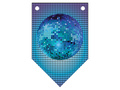 Disco pavilion agățat banner - 5 m