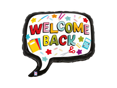 Balon cu folie Welcome Back - 28" - 1 buc.