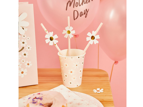 Cupe aniversare Daisies - 250 ml - 8 buc.