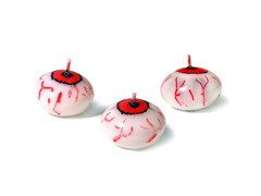 Lumânare plutitoare Ochi - 4 cm - 3 buc