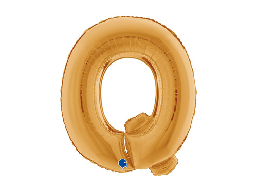 Balon folie litera Q auriu - 40" - 1 buc.