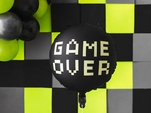 Game Over balon de folie - 35 cm - 1 buc.