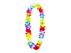 Colier hawaiian - curcubeu - 100 cm - 1 buc.