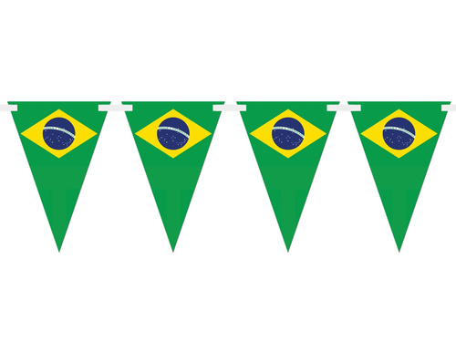 Brazil Flag Hanging Banner - 5m