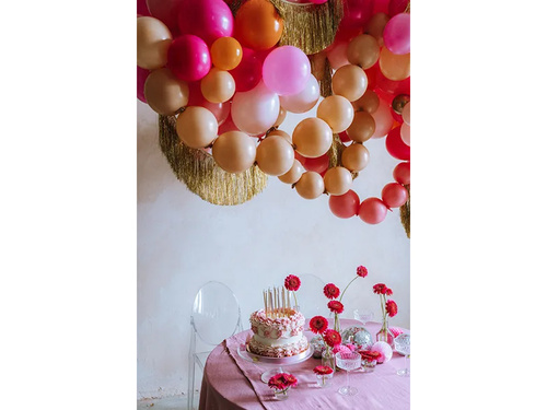 Baloane conector pastel roz deschis - 33 cm - 20 buc.